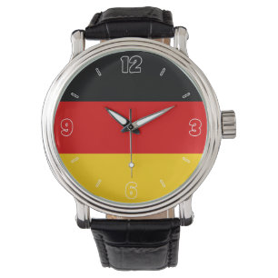 Montre Allemagne Nationale Drapeau Patriotique