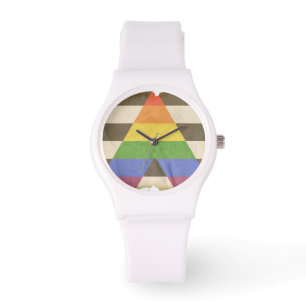 Montre ALLIÉ STRAIGHT DESIGN VINTAGE - Fierté 2014