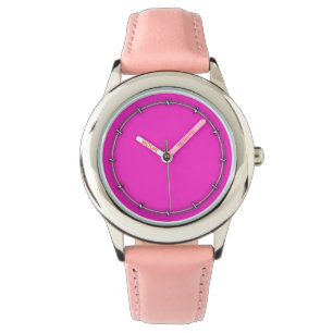 Montre Alors couleur rose Décor Personnaliser si vous aim