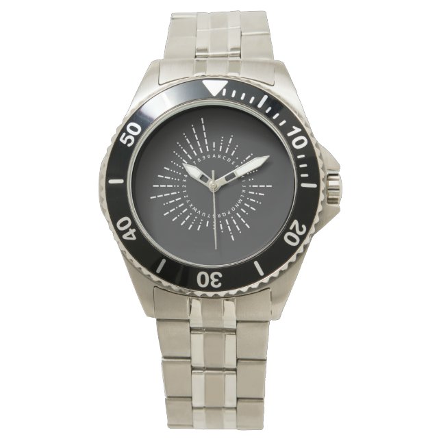 Montre Alphabet Code Morse (devant)