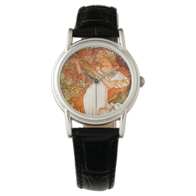 Montre Alphonse Mucha Spring (devant)