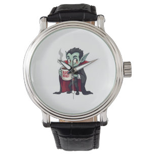 Montre Amateur de café vampire � Chemise de Latte Surnatu