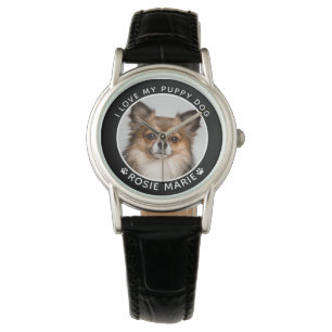 Montre Amateurs d'animaux de compagnie mignons Nom de chi