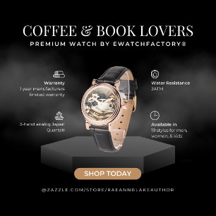 Montre Amateurs de café et de livres Regarder