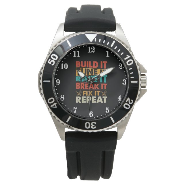Montre amateurs de courses cool (devant)