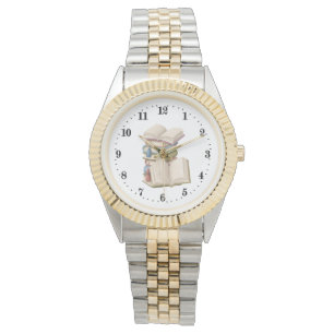 Montre amateurs de lecture de livres mignonnes