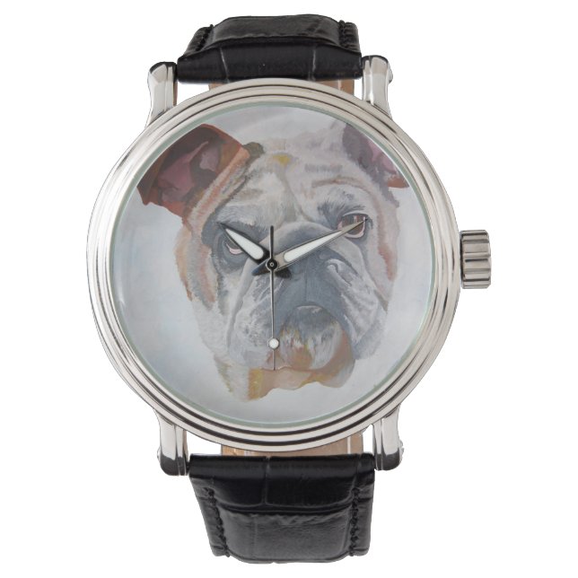 Montre American Bulldog Artistic Pet Portrait (devant)