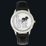 Montre American Bulldog Dog Lover<br><div class="desc">This animal gift is a fun gift idea for men women and children who are proud of their best friend. French bulldogs are very cute dogs. With these gifts, you show how much you love this dog breed. Also a funny present for Halloween costume, birthday or anniversary. Are you a...</div>