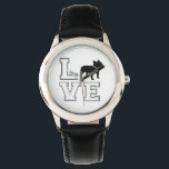 Montre American Bulldog Dog Lover<br><div class="desc">This animal gift is a fun gift idea for men women and children who are proud of their best friend. French bulldogs are very cute dogs. With these gifts, you show how much you love this dog breed. Also a funny present for Halloween costume, birthday or anniversary. Are you a...</div>