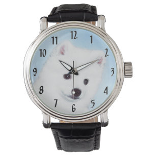 Montre American Eskimo Dog Painting - Original Dog Art