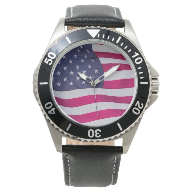 Montre American flag waving in the breeze (devant)