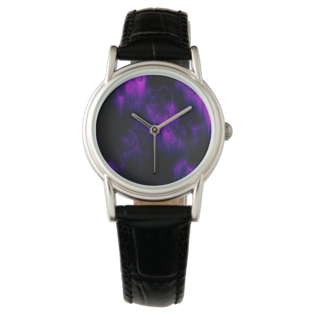 Montre Améthyste Abstrait (devant)