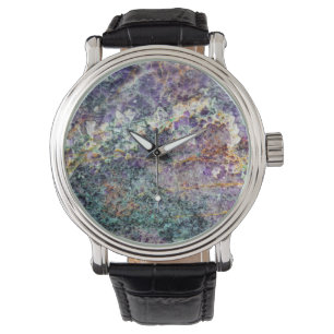 Montre améthyste texture pierre motif pierre gemme minéra