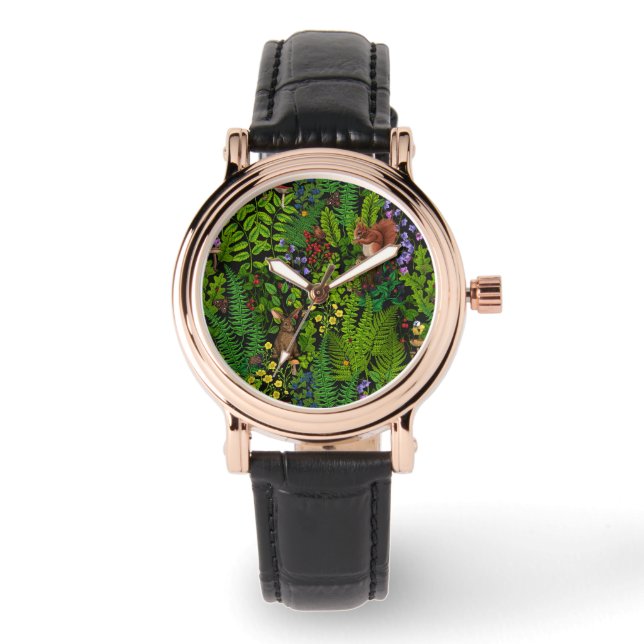 Montre Amimies et plantes des bois (Recto)