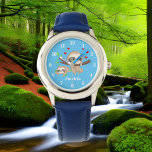 Montre Amis doux paresseux ajouter nom<br><div class="desc">conception par www.etsy.com/shop/InkleyStudio</div>