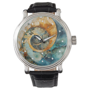 Montre Ammonite Gem Fossil Watch