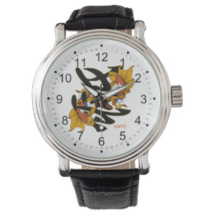 Montre Amour de poissons de Koi de kanji
