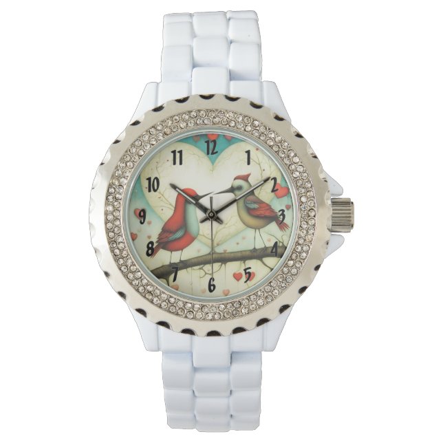 Montre Amour d'oiseau 1 (devant)