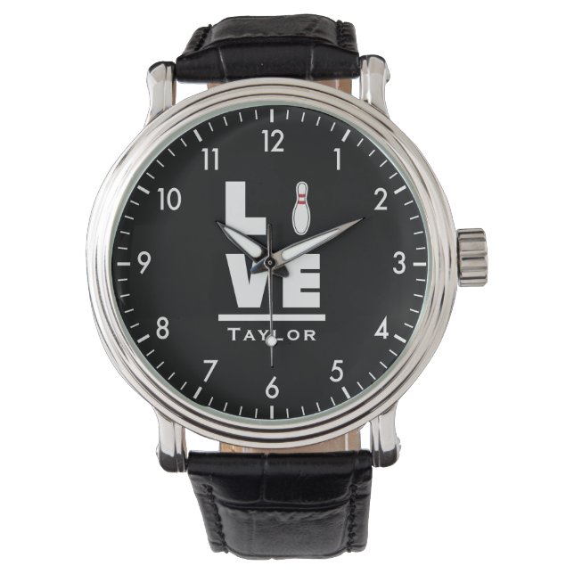 Montre Amour Et Vie Tenpin Bowling Ventilateur De Sport (devant)