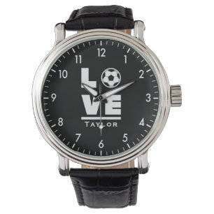 Montre Amour Et Vivre Football Football Sport Ventilateur
