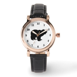 Montre amoureux de l'ours noir