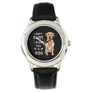Montre Amoureux des chiens Labrador Je n'ai pas péché Je 