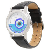 Montre Amulet & Evil Eye Talisman, Turkish / Arabic White (Incliné)