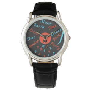 Montre amusante avec conception de plaque d'enregi