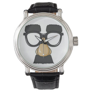 Montre Amusante Comédie classique Humour Mustache lunette