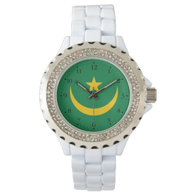Montre Ancien drapeau mauritanien (devant)