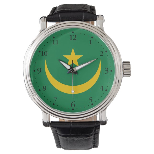 Montre Ancien drapeau mauritanien (devant)