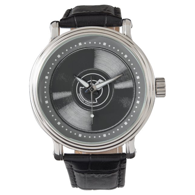 Montre Ancien enregistrement de vinyle (devant)