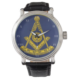 Montre Ancien Maître Freemason Carré et Compass Masonic