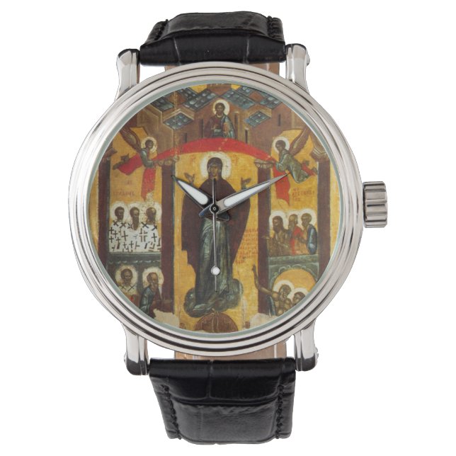 Montre Ancienne icône russe L'Intercession (devant)