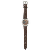Montre Andrew Tate Classic Brown Leather Watch (Plat)