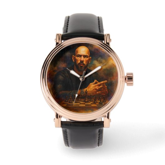 Montre Andrew Tate Rose Gold Vintage Watch (Recto)