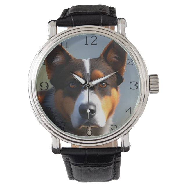 Montre Andy The Australian Blue Heeler, (devant)
