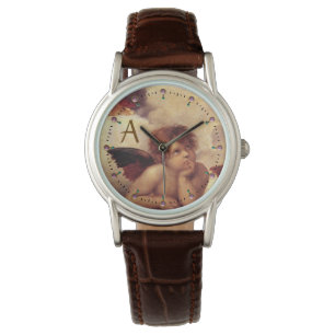 Montre ANGE DE RENAISSANCE /Monogramme de Cherub ailé
