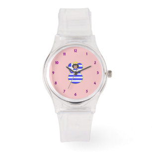 Montre Ange grec aux cheveux noirs