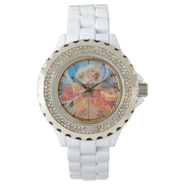 MONTRE ANGE MUSICAL / GÈMES D'ATHYST ROSE (devant)