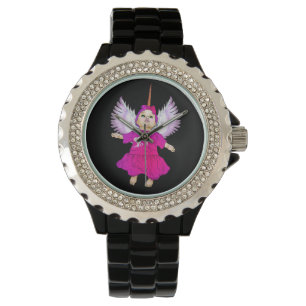 Montre Angel Baby Fairy Unicorn ailes ailes ailes ailes m
