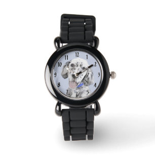 Montre Anglais Setter Blue Belton Peinture Chien Art