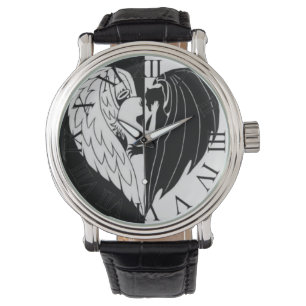 Montre Angodemie noir blanc