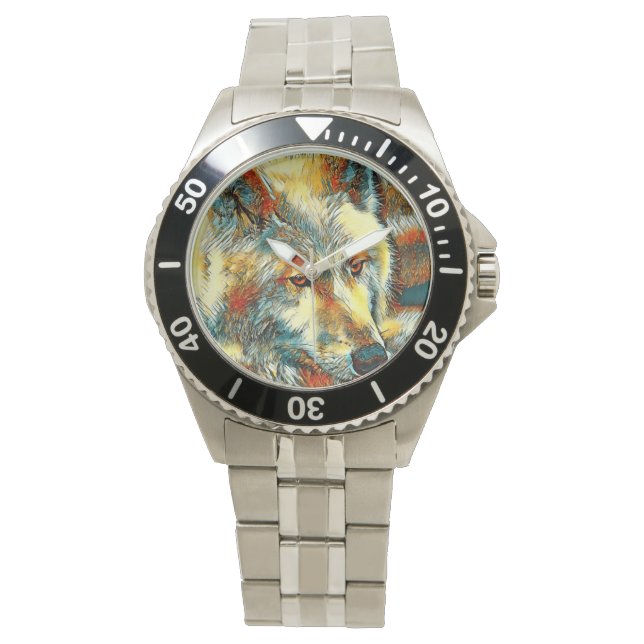 Montre AnimalArt_Wolf_07 (devant)