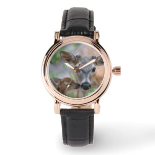 Montre Animaux de bébés cutest Key Deer Stag & Fawn