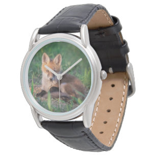 Montre Animaux de bébés cutest Kit Red Fox Relaxant