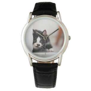 Montre Animaux de bébés cutest Kitten noir et blanc