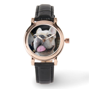 Montre Animaux de bébés cutest Le visage de Bulldog