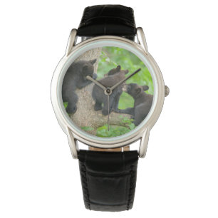 Montre Animaux de bébés cutest Trois jeunes petits ours