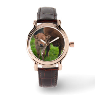 Montre Animaux de bébés cutest Vache et veau